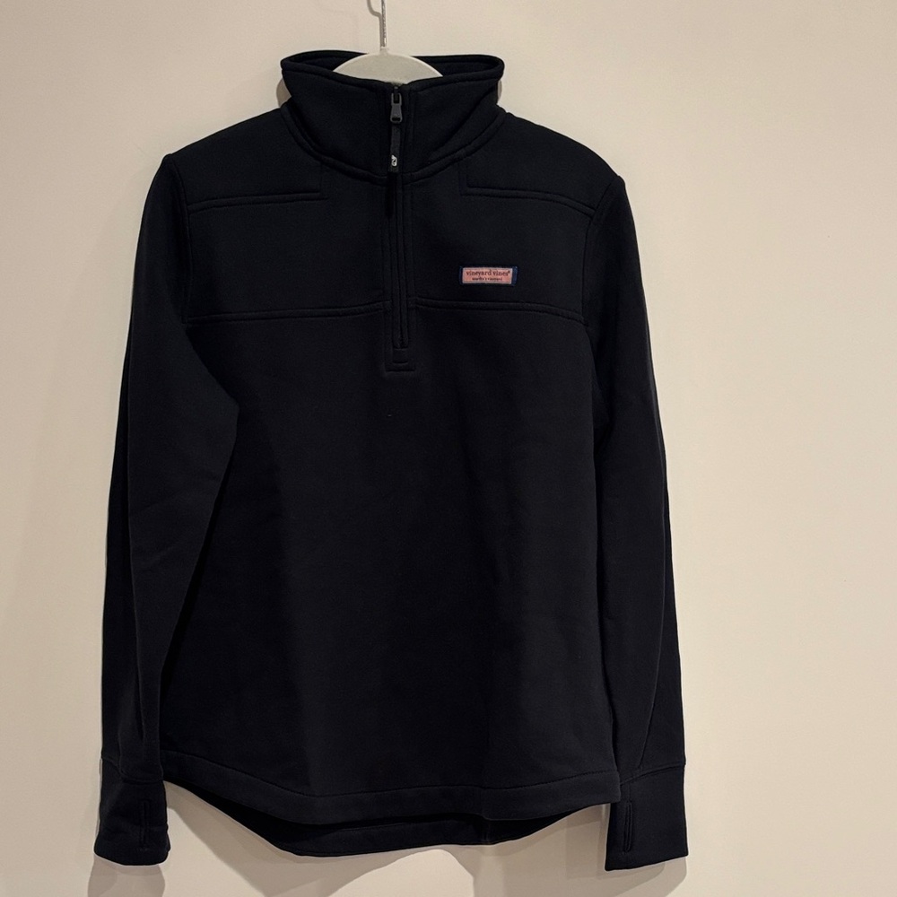 Vineyard Vines Black Performance 1/4 Zip Pullover XS | Martha’s Vineyard